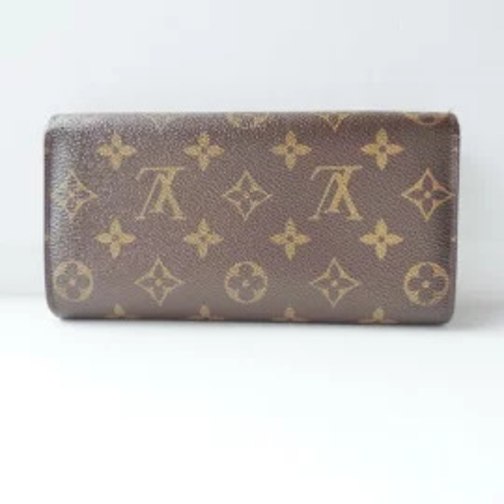 Louis Vuitton Canvas Monogram Portefeuille Long Wallet Sarah Brown